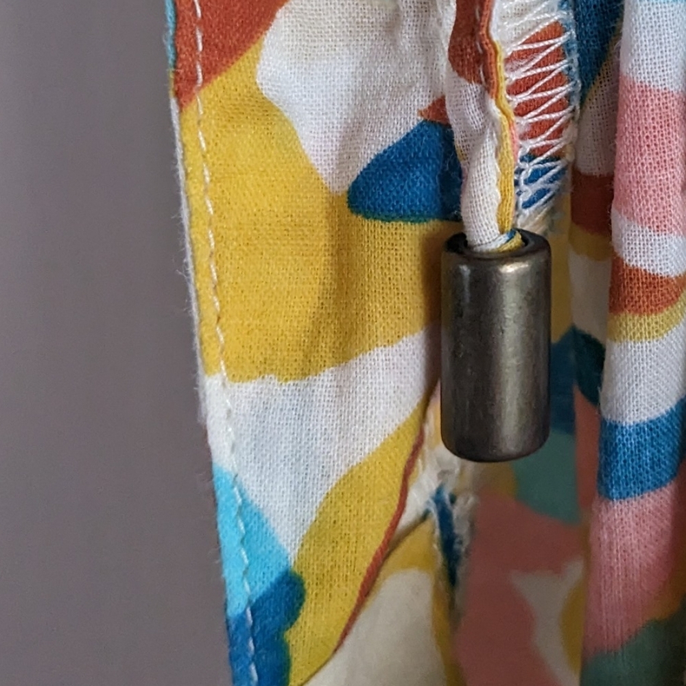 Anthropologie Danielle Kroll Brooklynite Printed Top shirt Medium - Picture 5 of 10